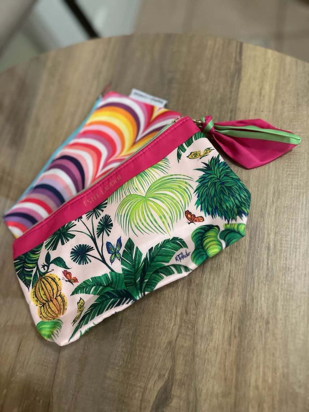 Estee Lauder x R. Toledo Tropical Printed Cosmetic Bag